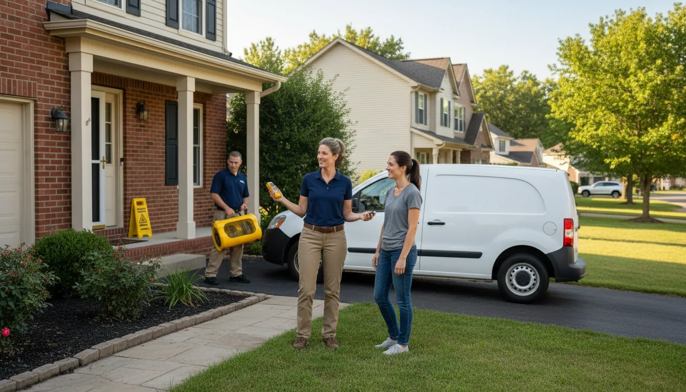 Water restoration image for Home Water Damage Repair in Belpre, KS